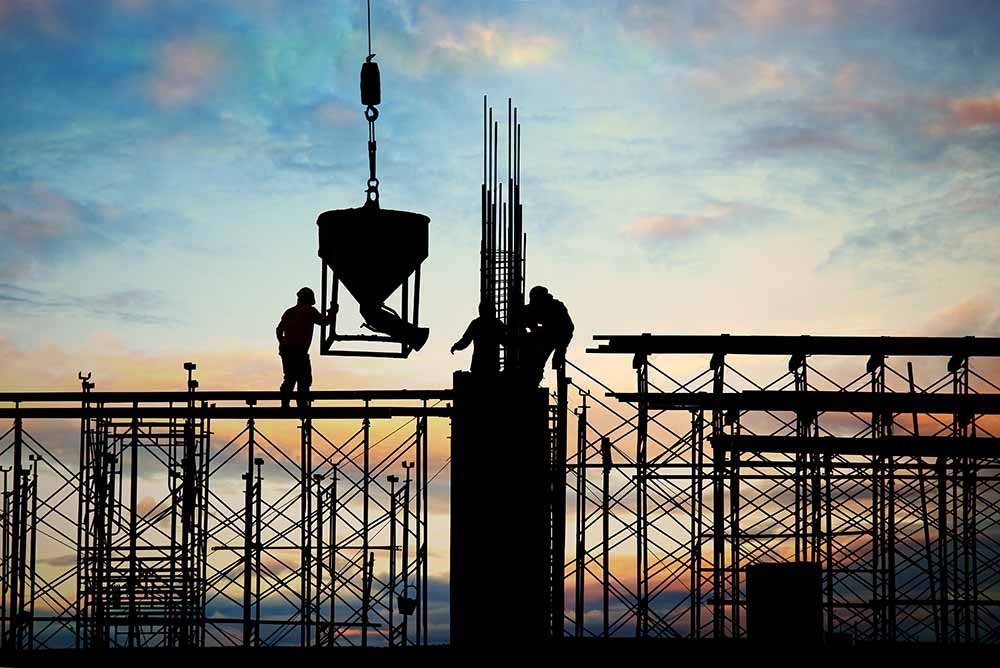 obras con andamios