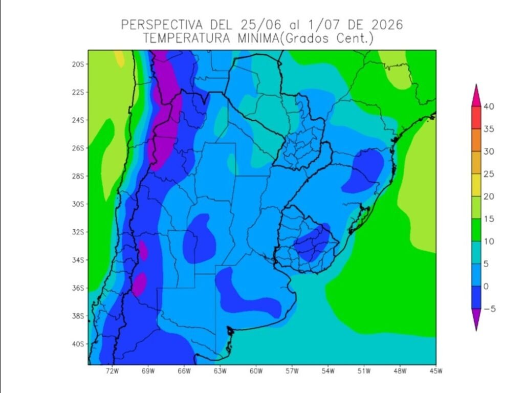 "Vigorosa irrupción de vientos polares": se espera una semana helada con lluvias desiguales