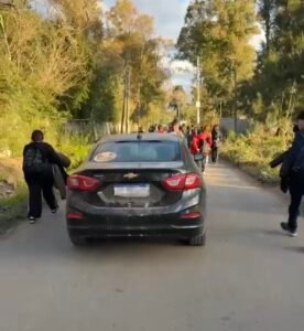 La Calle Champagnat en Canning un Verdadero Desastre