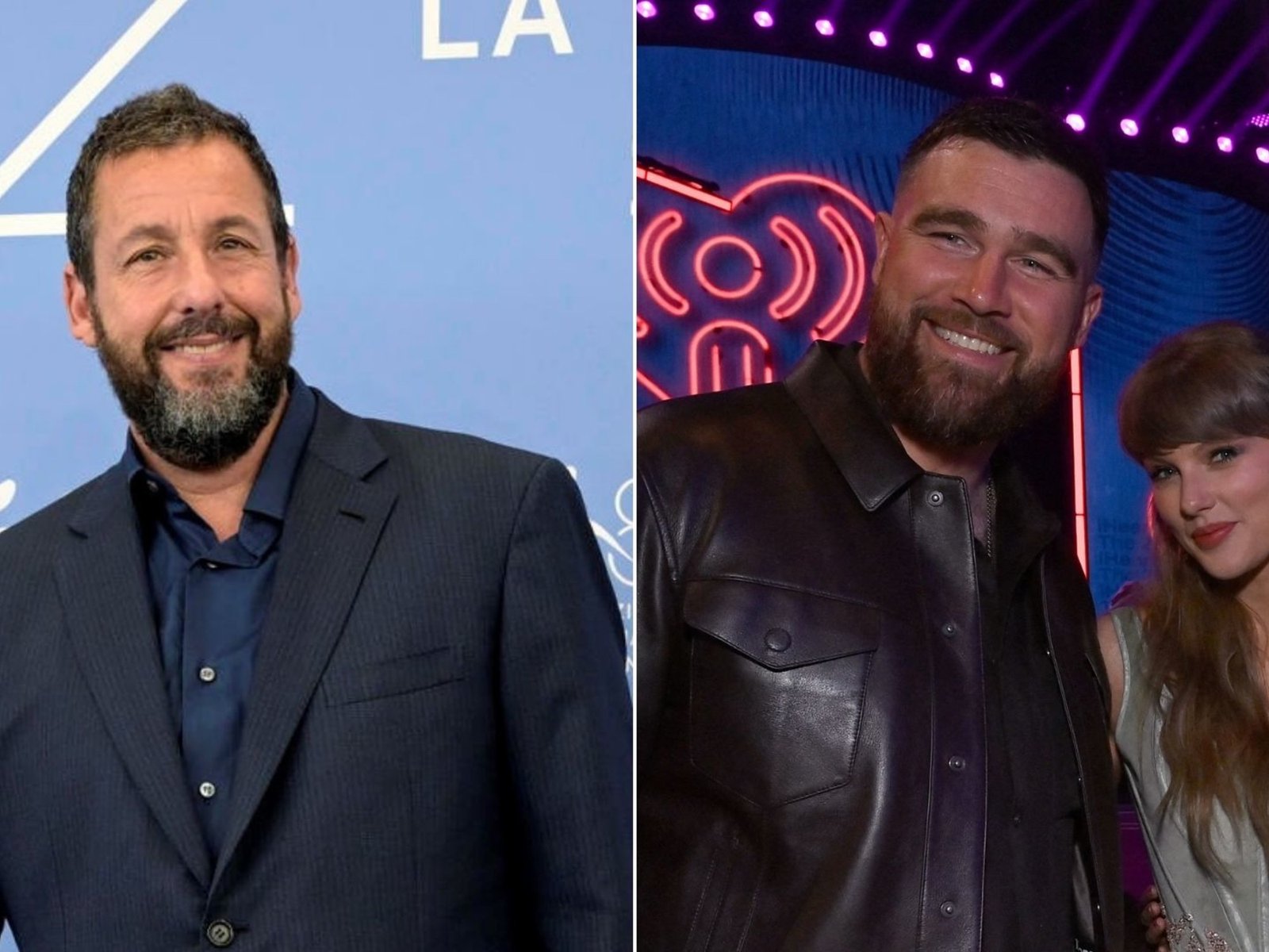 Adam Sandler, el "Cantante de bodas" que ofició el hermético casamiento de Taylor Swift y Travis Kelce