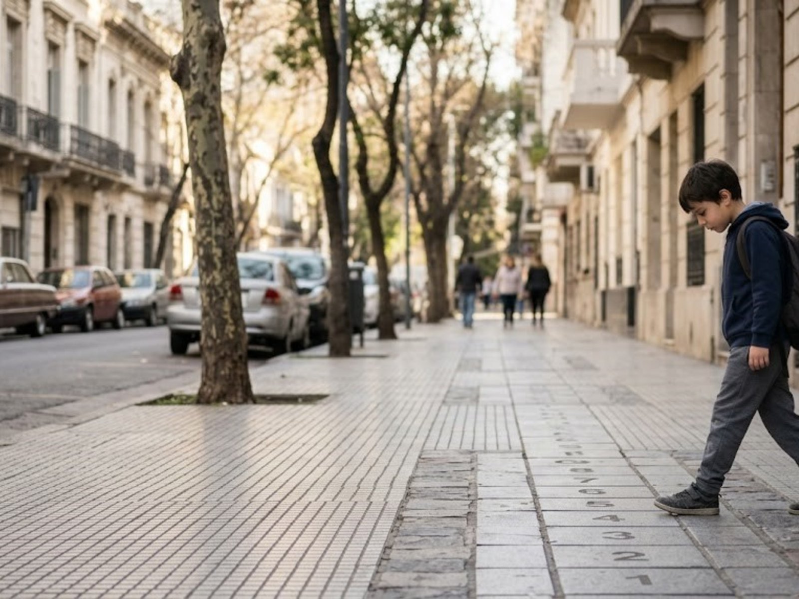 Un estudio dice que los chicos que contaban baldosas o escalones para pasar el tiempo desarrollaron una habilidad clave