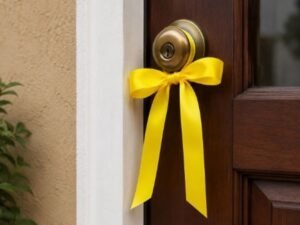 Poner una cinta amarilla en el picaporte de la puerta de tu casa: para qué sirve y por qué recomiendan hacerlo