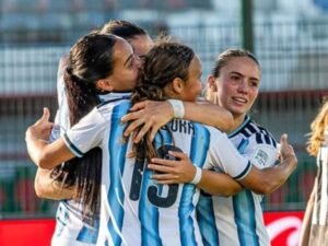 Mercedes Diz hizo historia en el Mundial Sub-17: Argentina tuvo su primera alegría con dos goles de la joya de River