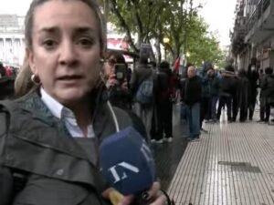 “Te creés que no me como los gases también”: una cronista de LN+ fue agredida por manifestantes durante la marcha universitaria